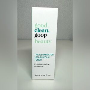 Goop Beauty The Illuminator 10% Glycolic Toner Exfoliate Refine Illuminate 3.4oz